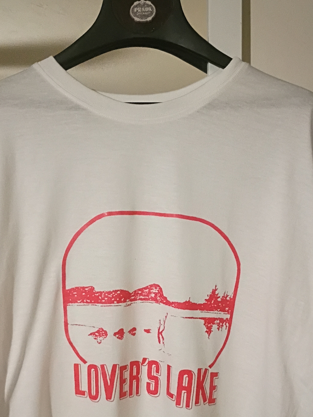 Lover's Lake White T Shirt 2XL Unisex